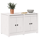 vidaXL Konyhaszekrény MEPPEL Fehér 106 x 55 x 64 cm Tömör fenyőfa