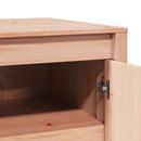 vidaXL Konyhaszekrény polcokkal Barna 106 x 55 x 64 cm Tömör fenyőfa