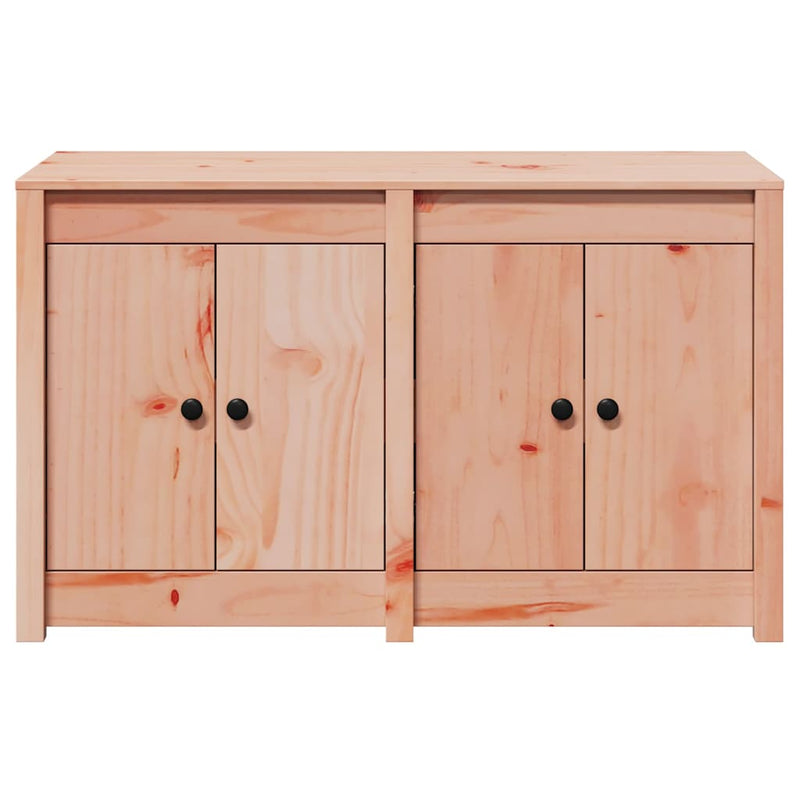 vidaXL Konyhaszekrény polcokkal Barna 106 x 55 x 64 cm Tömör fenyőfa
