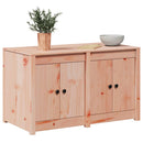 vidaXL Konyhaszekrény polcokkal Barna 106 x 55 x 64 cm Tömör fenyőfa