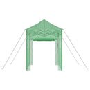 vidaXL Üvegház pop-up kerettel tetővel Zöld 200 x 200 x 300 cm Vas