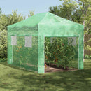 vidaXL Üvegház pop-up kerettel tetővel Zöld 280 x 410 x 315 cm Vas
