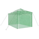 vidaXL Üvegház pop-up kerettel tetővel Zöld 280 x 410 x 315 cm Vas