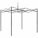 vidaXL Üvegház pop-up kerettel tetővel Zöld 290 x 290 x 315 cm Vas
