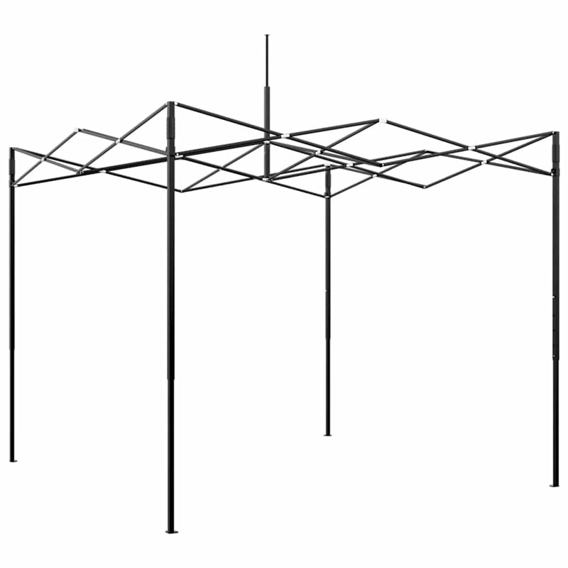 vidaXL Melegház tetővel Zöld 290 x 290 x 315 cm Acél
