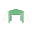vidaXL Üvegház pop-up kerettel tetővel Zöld 290 x 290 x 315 cm Vas