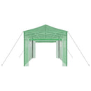 vidaXL Üvegház pop-up kerettel tetővel Zöld 290 x 430 x 315 cm Vas