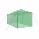 vidaXL Üvegház pop-up kerettel tetővel Zöld 290 x 580 x 315 cm Vas