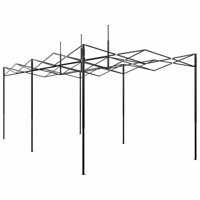 vidaXL Melegház tetővel Zöld 290 x 580 x 315 cm Acél