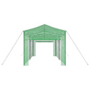 vidaXL Üvegház pop-up kerettel tetővel Zöld 290 x 580 x 315 cm Vas