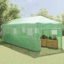 vidaXL Üvegház pop-up kerettel tetővel Zöld 290 x 870 x 315 cm Vas