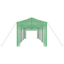 vidaXL Üvegház pop-up kerettel tetővel Zöld 290 x 870 x 315 cm Vas