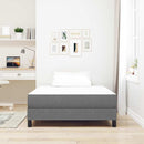 vidaXL Ágy Matrac matracmal Világosszürke 120 x 200 cm szövet