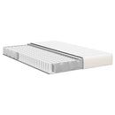vidaXL Ágy Matrac matracmal Krém 140 x 190 cm szövet