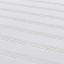 vidaXL Ágy Matrac matracmal Krém 140 x 200 cm szövet