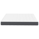 vidaXL Ágy Matrac matracmal Szürke 180 x 200 cm szövet