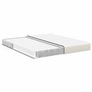 vidaXL Ágy Matrac matracmal Krém 180 x 200 cm szövet