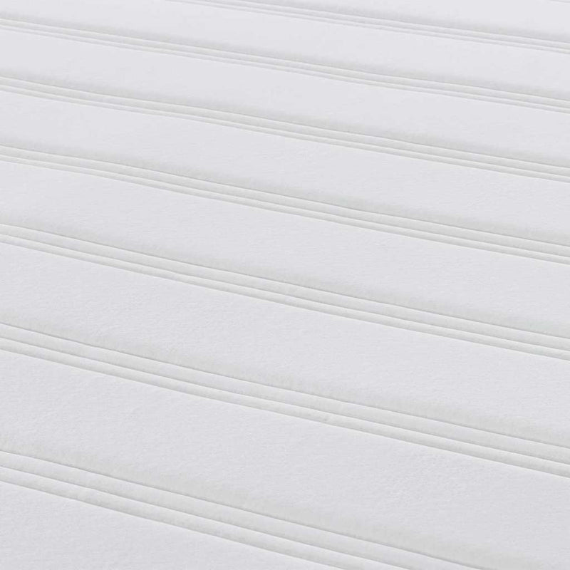 vidaXL Ágy Matrac matracmal Kék 180 x 200 cm szövet