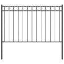 vidaXL Kerítéselem ASSEN Szürke 170 x 130 cm Acél