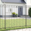 vidaXL Kerítéselem ASSEN Szürke 170 x 170 cm Acél