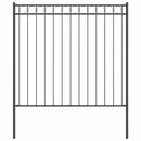 vidaXL Kerítéselem ASSEN Szürke 170 x 170 cm Acél
