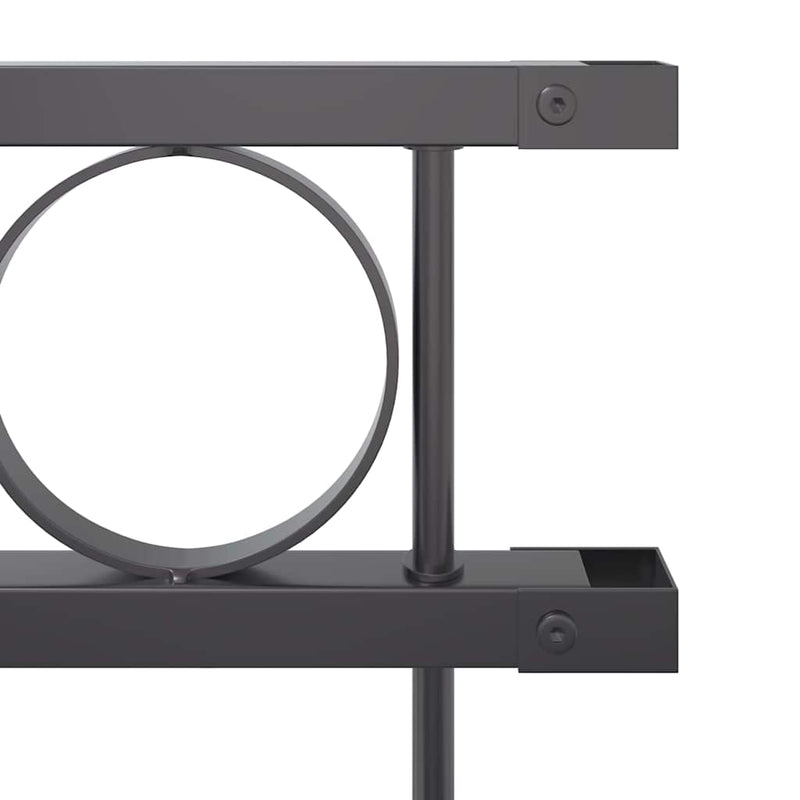 vidaXL Kerti Kerítés Szürke Acél