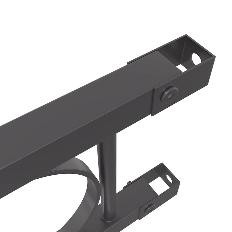 vidaXL Kerti Kerítés Szürke Acél