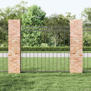 vidaXL Kerítéselem ASSEN 163 x 150 cm Acél Szürke