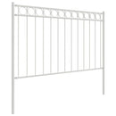 vidaXL Kerítéselem ASSEN Fehér 170 x 150 cm Acél