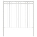 vidaXL Kerítéselem ASSEN Fehér 170 x 170 cm Acél