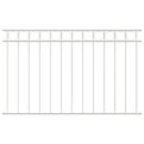 vidaXL Kerítéselem ASSEN Fehér 170 x 80 cm Acél
