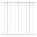 vidaXL Kerítéselem ASSEN 163 x 150 cm Acél Fehér