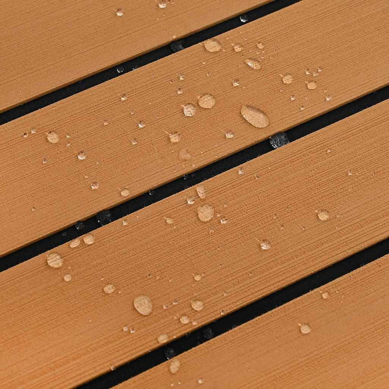 vidaXL Csónak padló Barna és fekete 240 x 90 cm EVA hab