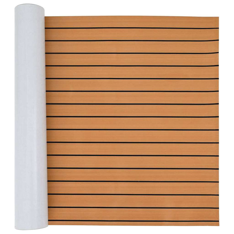 vidaXL Csónak padló Barna és fekete 240 x 90 cm EVA hab
