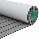 vidaXL Csónak padló világos szürke és fekete 240 x 90 cm EVA hab