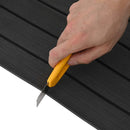 vidaXL Csónak padló Sötétszürke és fekete 240 x 90 cm EVA hab