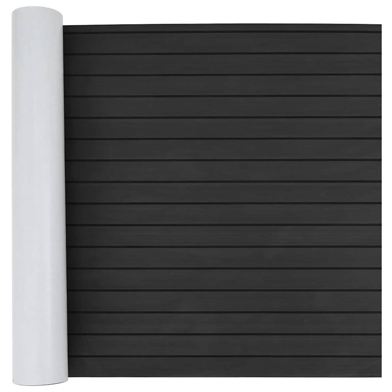 vidaXL Csónak padló Sötétszürke és fekete 240 x 90 cm EVA hab