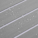 vidaXL Csónak padló Világosszürke és fehér 240 x 90 cm EVA hab