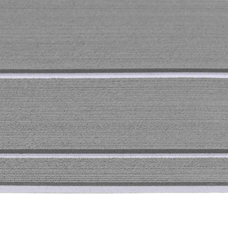 vidaXL Csónak padló Világosszürke és fehér 240 x 90 cm EVA hab