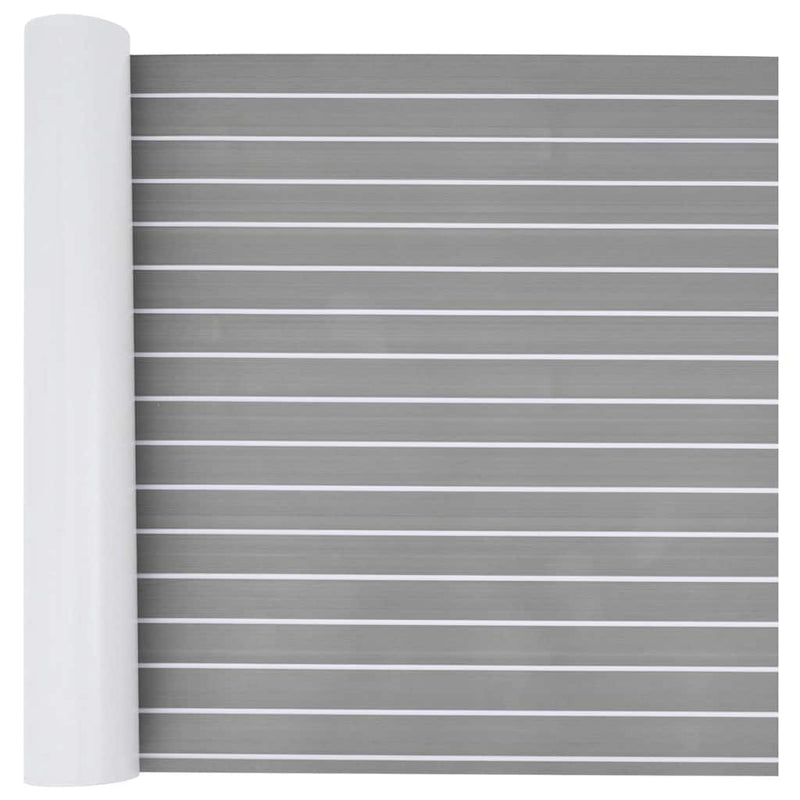 vidaXL Csónak padló Világosszürke és fehér 240 x 90 cm EVA hab