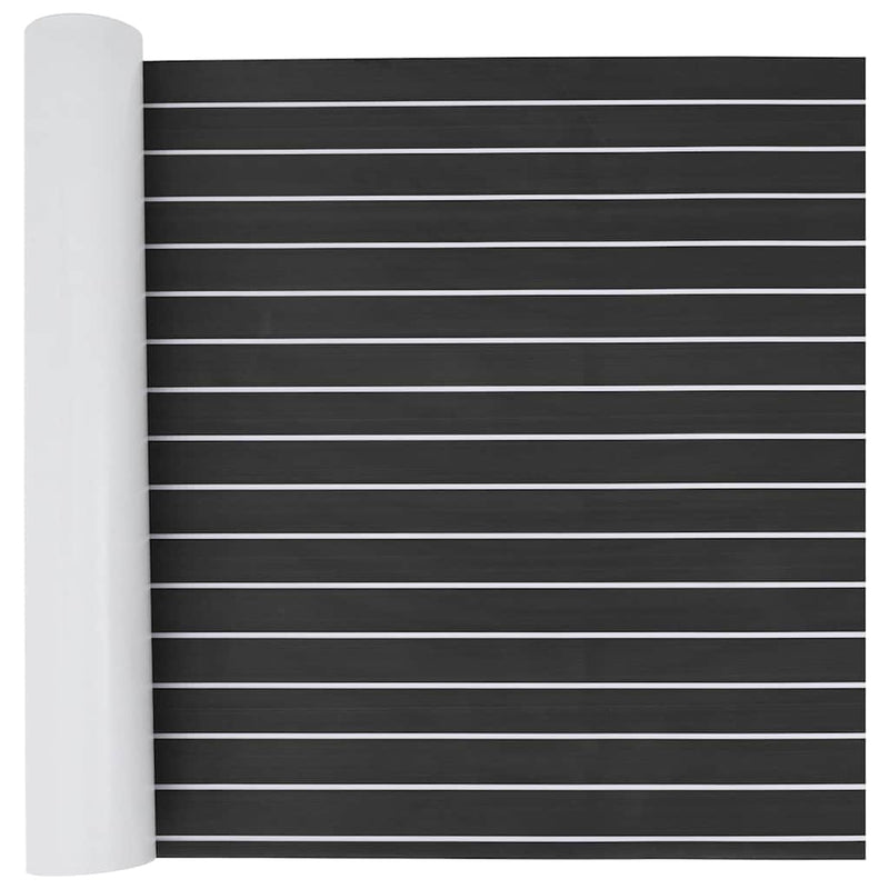 vidaXL Csónak padló sötétszürke és fehér 240 x 90 cm EVA hab