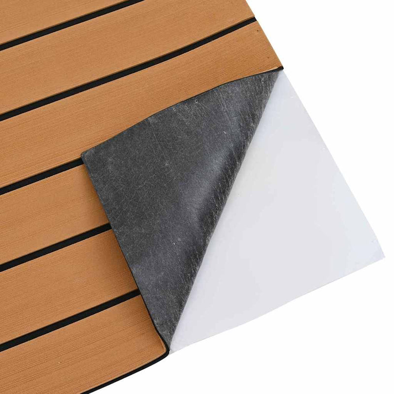 vidaXL Csónak padló Barna és fekete 240 x 60 cm EVA hab