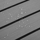 vidaXL Csónak padló világos szürke és fekete 240 x 60 cm EVA hab