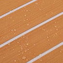 vidaXL Csónak padló Barna és fehér 240 x 60 cm EVA hab