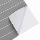 vidaXL Csónak padló Világosszürke és fehér 240 x 60 cm EVA hab