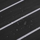 vidaXL Csónak padló sötétszürke és fehér 240 x 60 cm EVA hab