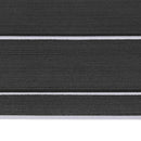 vidaXL Csónak padló sötétszürke és fehér 240 x 60 cm EVA hab