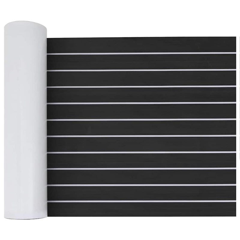 vidaXL Csónak padló sötétszürke és fehér 240 x 60 cm EVA hab