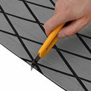 vidaXL Csónak padló világos szürke és fekete 190 x 70 cm EVA hab