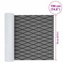 vidaXL Csónak padló világos szürke és fekete 190 x 70 cm EVA hab